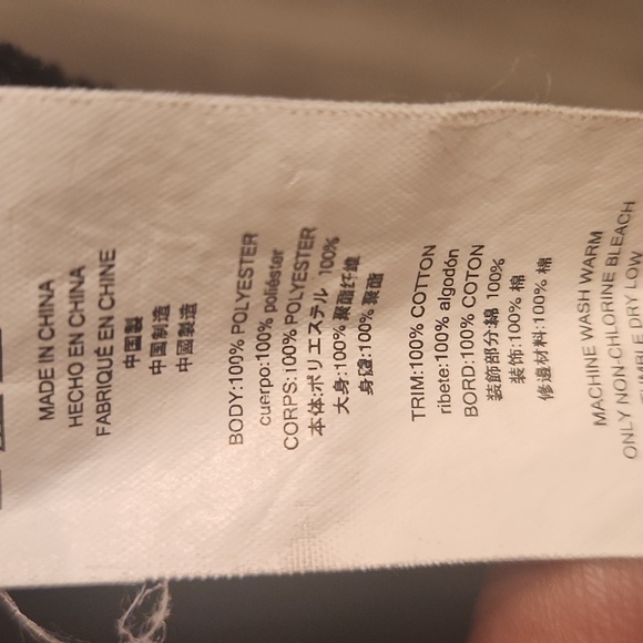 Michael Kors Black Fleece Jacket - Picture 7 of 7